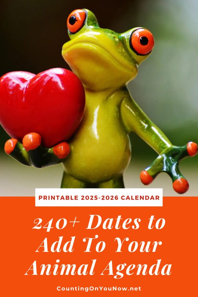 240+ Dates to Add to Your Animal Agenda